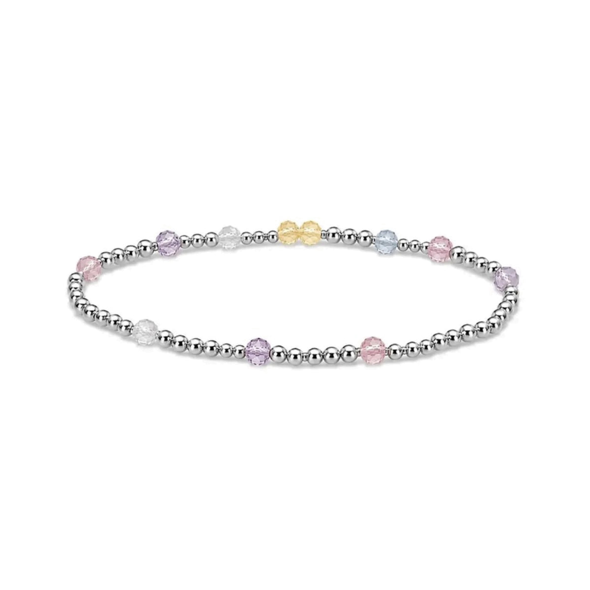 Morganite Sprinkled Bracelet · Sterling Silver