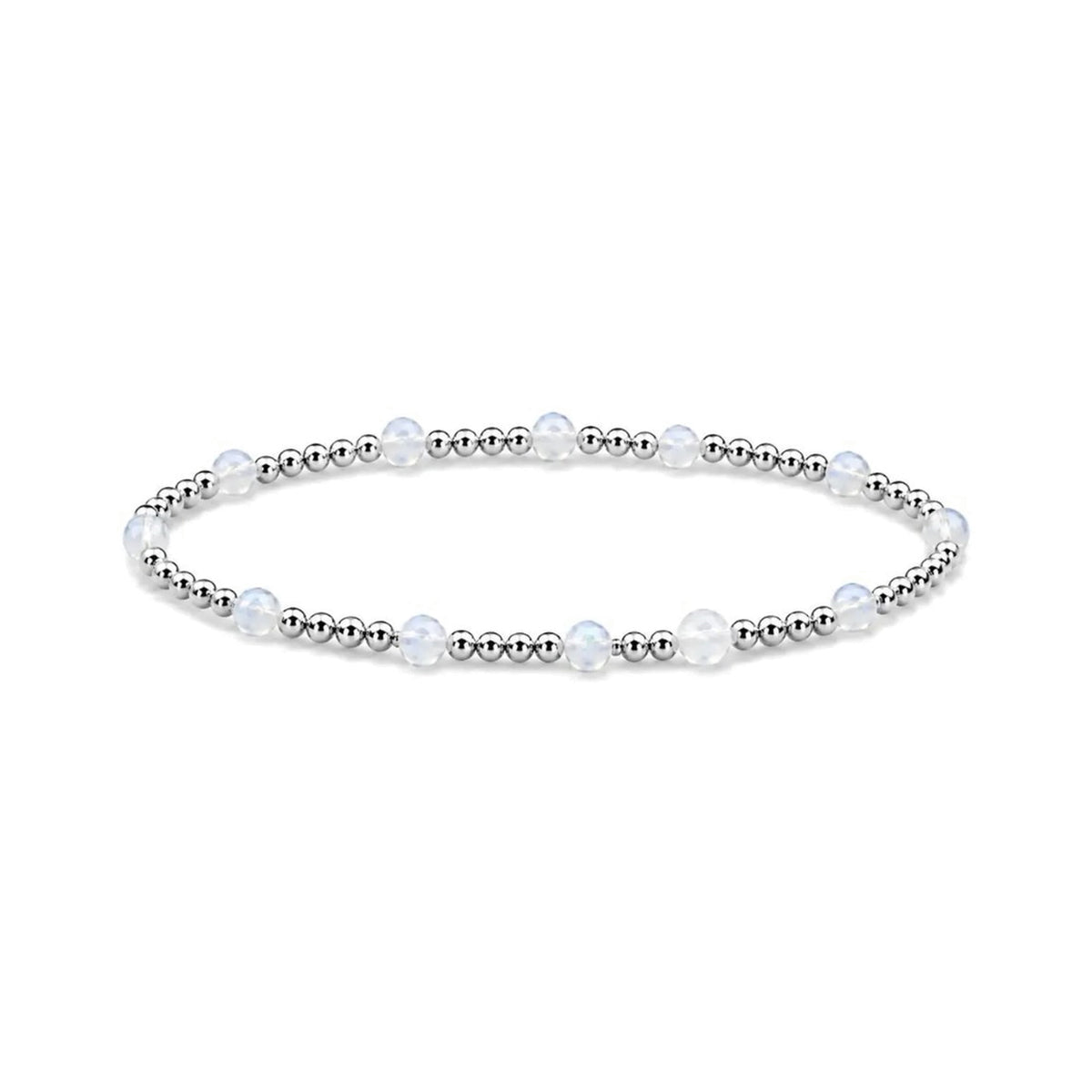 Opalite Sprinkled Bracelet · Sterling Silver