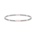 Rose Quartz Sprinkled Bracelet · Sterling Silver